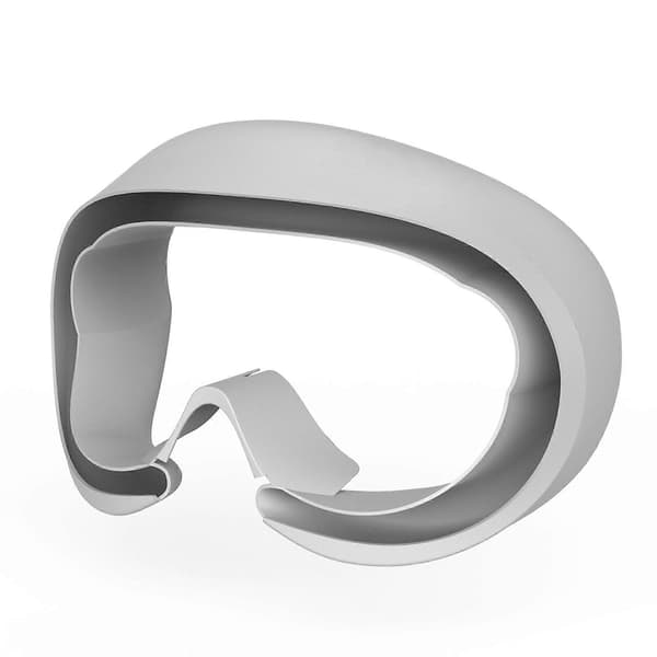 VR silikone interface cover til Pico 4 VR-headset Anti-lækage VR silikonepude Anti-lækage lysblokerende ærme grå gris