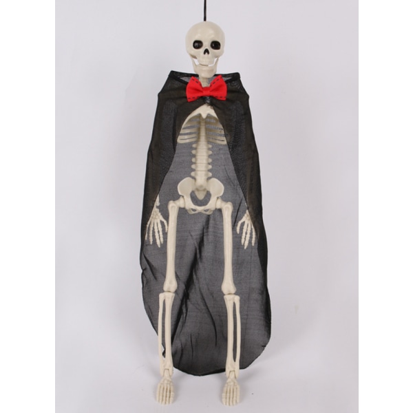 Halloween skelet skelet Halloween legetøj skelet skelet dekoration Festdekoration plastik (40 cm skelet brudgom tøj valgfrit)