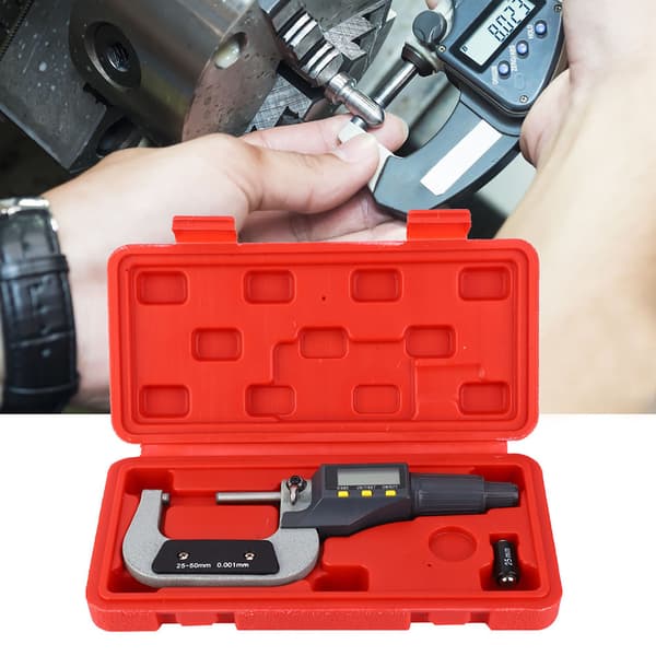 Digital elektronisk mikrometer 0,001 mm ekstern caliper 25-50 mm