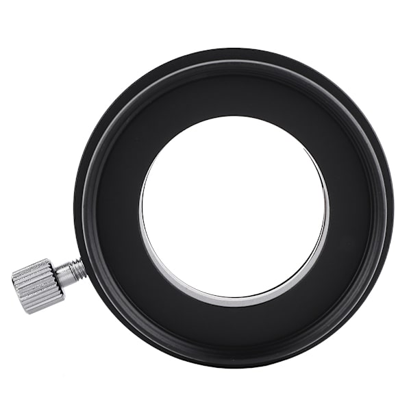 2\" til 1,25\" Teleskop Okular Mount Adapter Sort Metal Tilbehør Adapter