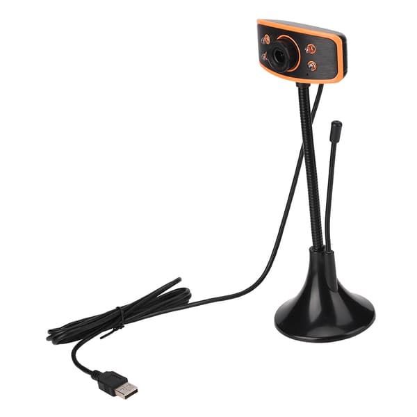 1080P HD USB Skrivebordswebkamera med Mikrofon for Bærbare og Stasjonære Datamaskiner