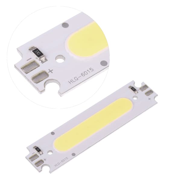10 stk. DC 12V 2W COB LED Chip Lys Kilde DIY Lampe Pære Hvid
