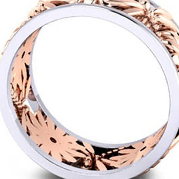 Elegant solros trollslända ihålig glänsande metall fingerring kvinnor smycken julklapp US 8