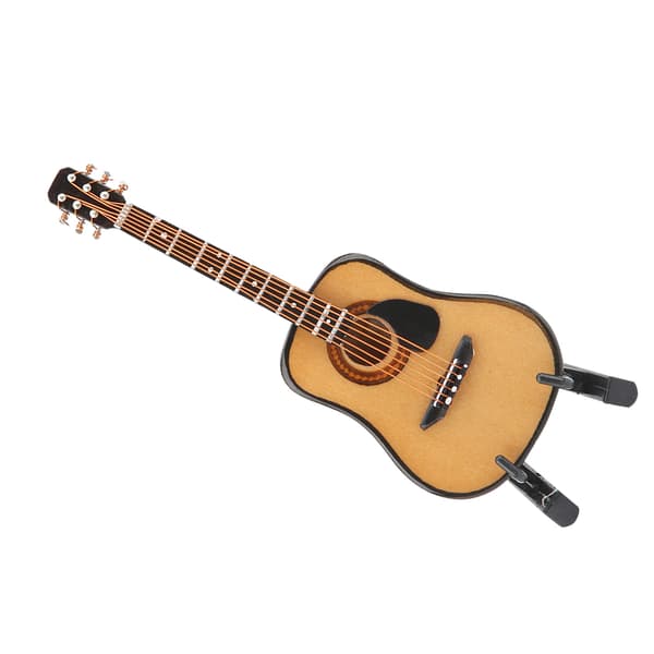 Mini-gitarmodell i tre for interiør - 10 cm