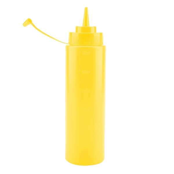 720ml 10-pakning Plast Oljedispenser for Olivenolje Eddik Gul