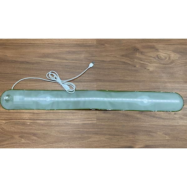 Bærbar campinglampe, hængende campinglys, USB udendørs foldeligt oppusteligt lys (blå, 85 cm)