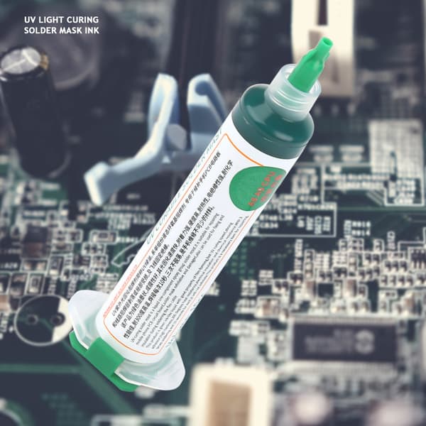 Grönt UV-härdande lödmaskeringsbläck för BGA PCB