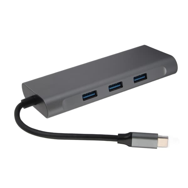 10-in-1 USB C -telakointiasema VGA RJ45 PD Hub -sovitin