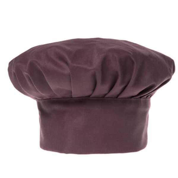Keittiöhotellin keittiömestarin hattu (tummanruskea)
