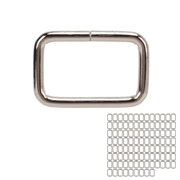 Firkantede metalspænder DIY syhardware 100 stk.