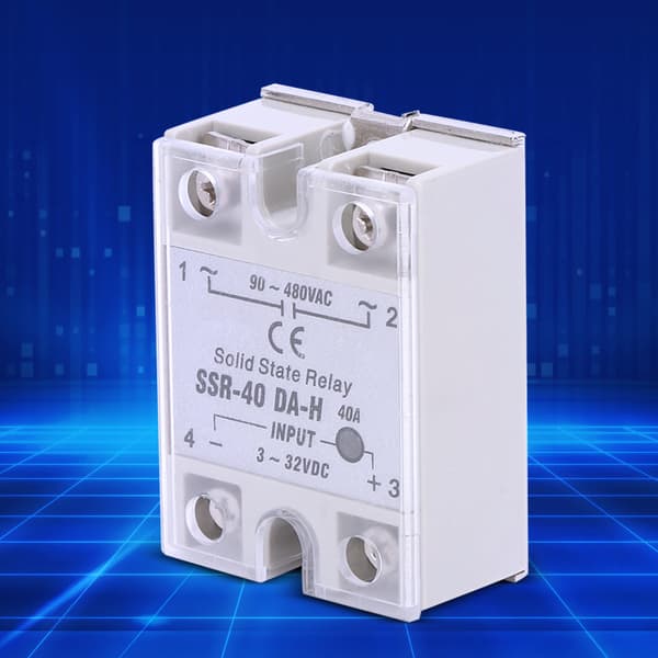Solid State Relay DC AC SSR Ikke-kontaktbryter Høy kvalitet SSR 40A DA H 90 480VAC