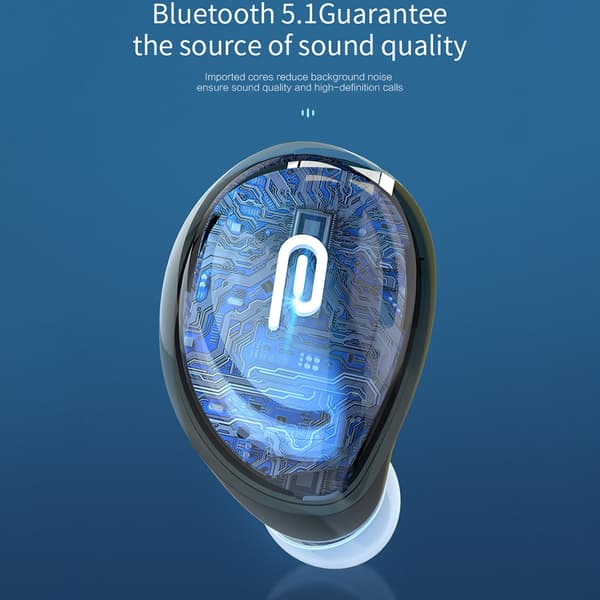 Bluetooth 5.1 langattomat urheilu nappikuulokkeet
