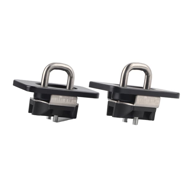2 stk. Rustfrit Stål Tyrestang Beslag Til Lasteplads Side Tilbehør Til F150 Serie 1998‑2014 Sort