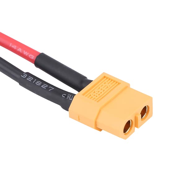 RC Adapter Connector Converter Silikonkabler - T-stik Han til XT60 Hun (2 stk/sæt)