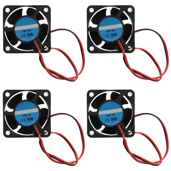 4 Kugleleje Køleventilator 4020 24V til 3D Printer Varmeafledning