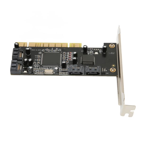 PCI 4 Port SATA Controller Card 1.5 Gbps Överföringshastighet för Stationär HDD SSD