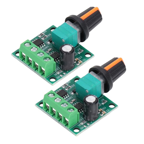 2 Set PWM DC Motor Hastighetsregulator 1.8V-12V för Fläktpump