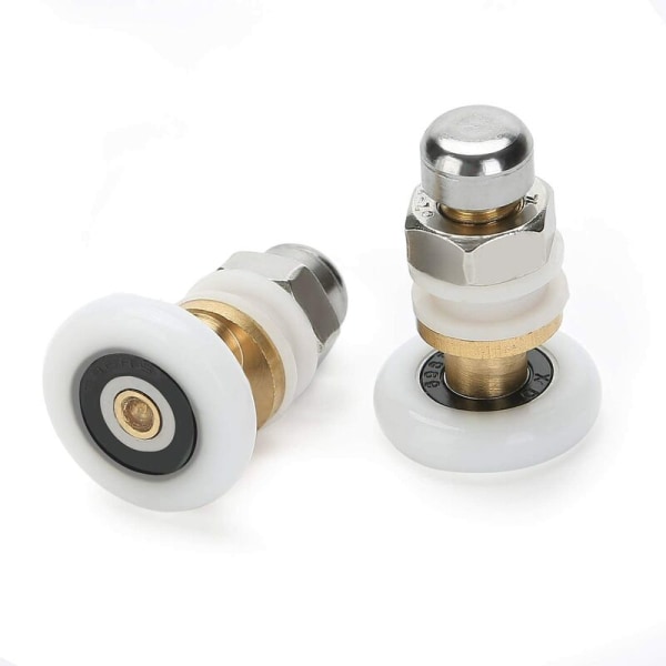 Duschdörr - Rullhjul för duschdörr Skjutrullar Dörrrullbyte Hjul 8st 23mm