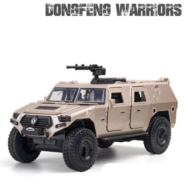 1:24 Jeeps Refit Legering Panserbil Model Diecast Legetøj Terrængående køretøj Tank Model Metal Politi Eksplosionssikker bil Børnegave