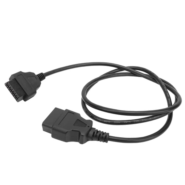 1,5 m/4,9 ft OBD2 Diagnostisk Kabelforlænger 16-polet til 16-polet Bildele DC 12V