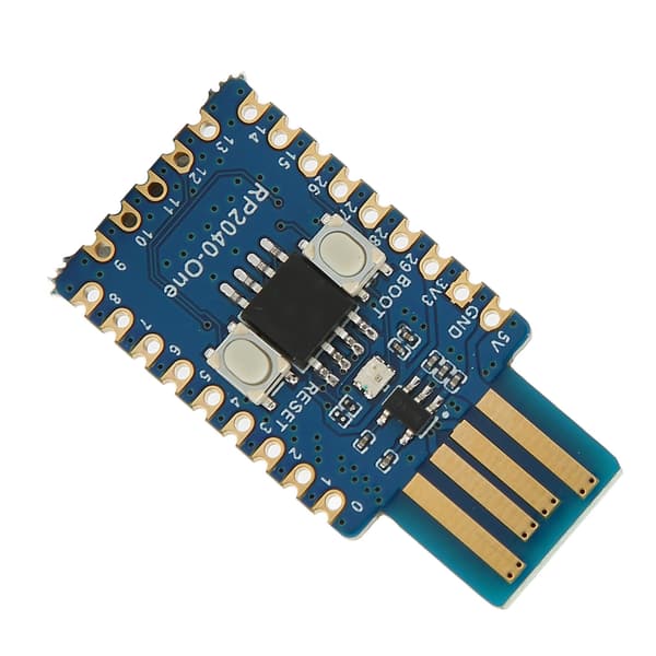 RP2040 Mikrokontroller Utvecklingskort Typ A 4MB Flash för RasPi Mikrokontroller Utvecklingskort
