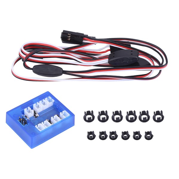 RC Bil 1/10 LED Lys System Kit - Simulerede Blinklys Lamper RC-Tilbehør