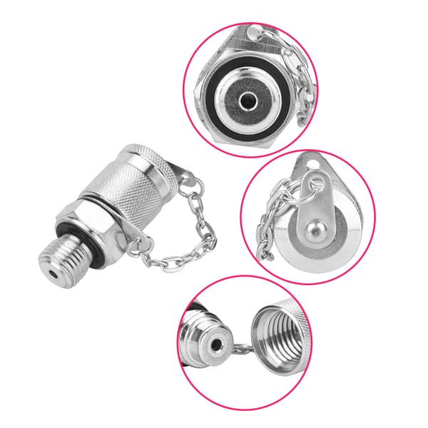 Hydraulisk Trycktestpunkt Adapter G1/4 63MPa 630BAR