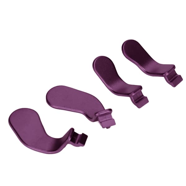 4PCS Controllerpaddlar i rostfritt stål Ersättningsdelar för Xbox One Elite Controller Series 2 Modell 1797 Lila