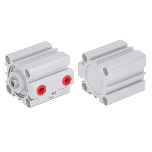 Dobbeltvirkende tynd luftcylinder pneumatisk komponent hydraulisk system aluminiumslegering