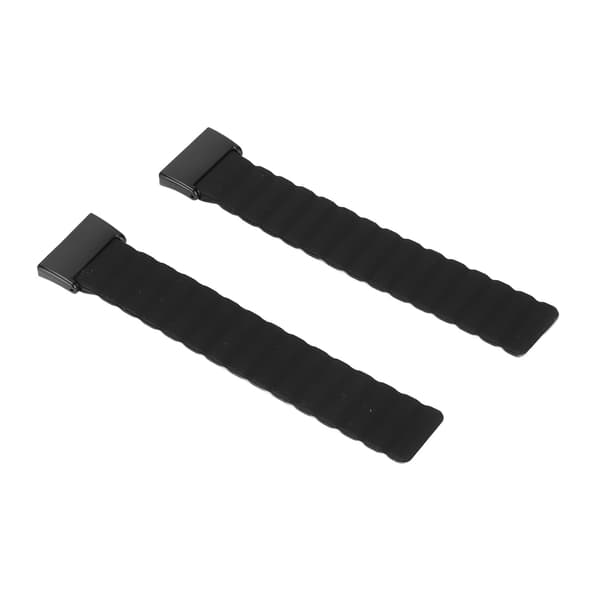 Justerbar silikone magnetisk urrem til Redmi Smart Wearable tilbehør sort
