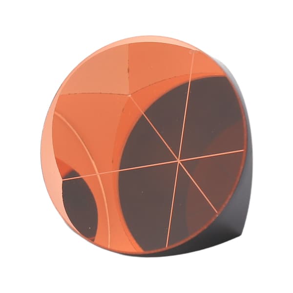 Kopparpläterad Holografisk Prismakub Trihedral Retroreflektor Optiskt Glas 25,4 mm