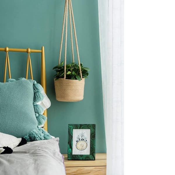 2-pack platt växtkorg hängande växtkrukor vägghängd blomkruka