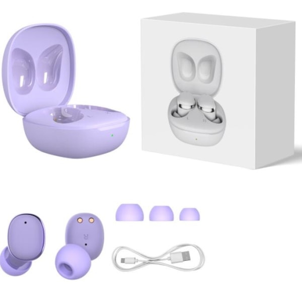 Macaron Mini In-Ear Bluetooth -hörlurar (violetta)