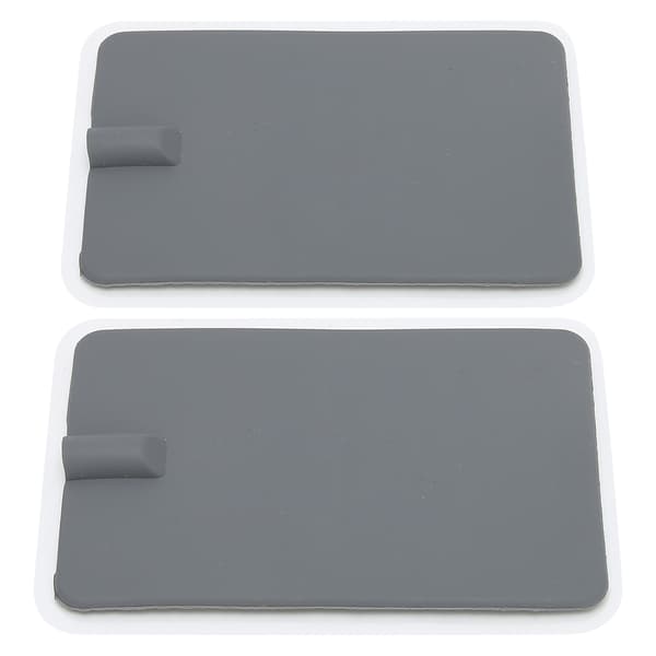 Blød Silikone Elektrode Pad 7x11cm Grå til Fysioterapiinstrumenter
