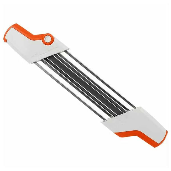 Orange-vit 4.0 mini portabel elektrisk sliphuvudfil mini manuell kedjefil lämplig för verktygsrum