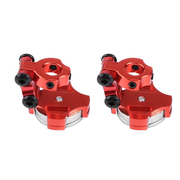 Metall Magnetisk Stealth Body Post Mount for RC-bil (rød) - 2 stk