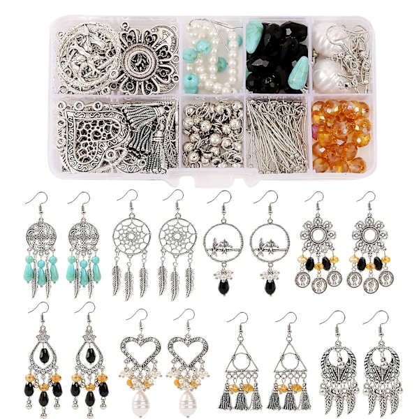 Korvakorut Tee itse Unique Shell Pearl Muotikorut B2286 E2005-6