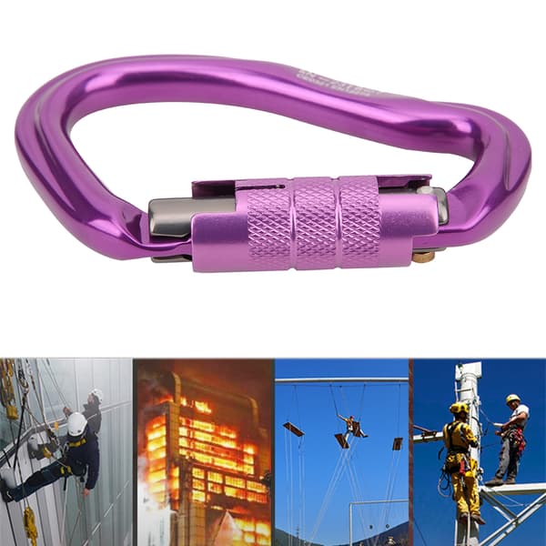 Utomhus Bergsklättring Asymmetrisk Headlock Automatiskt Lås Säkerhetsspänne Antennkarbinhake