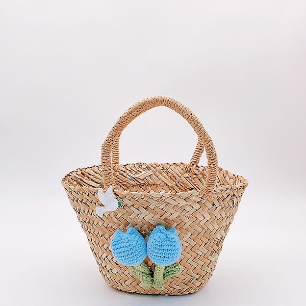 Sommer strandtaske, håndlavet taske Dame håndtaske B24xh14.5xl9(cm) c133