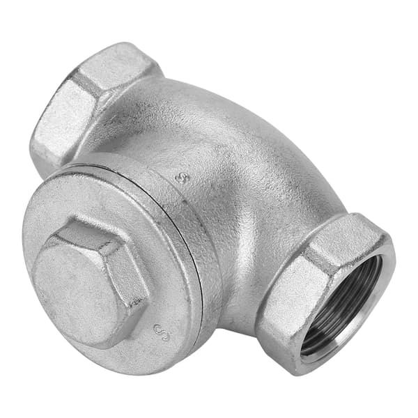 3/4 tommer DN20 rustfrit stål svingkontraventil indvendigt gevind WOG 200 PSI