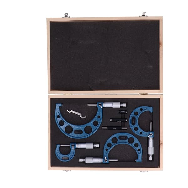 Högprecision 4:e generationens extern mikrometer metallmätverktygssats 25mm 50mm 75mm 100mm 0.01mm