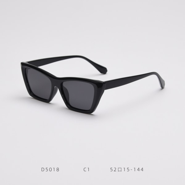 Polarized Cat Eye-solglasögon för damer Tortoiseshell grey