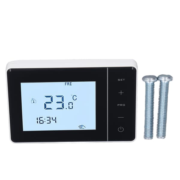 Programmerbar Termostat för HVAC-system Digital LCD Intelligent Pekskärmsbrytare AC 100 230V