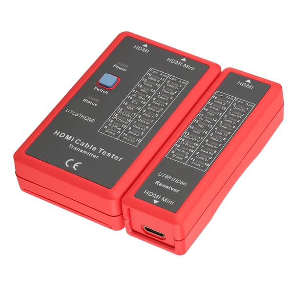 UT681 HDMI Mini HDMI Datakabel Tester - 20 LED-statusindikator
