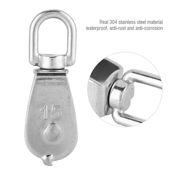 304 Rustfritt Stål M20 Svingbar Trinse Kraftig Ståltråd Hardware