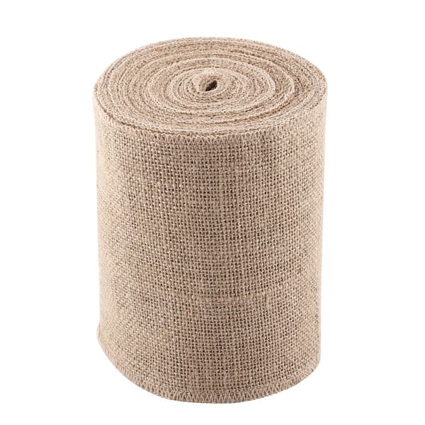 Rustik jute duk - 10 m lengde (15 cm bredde)