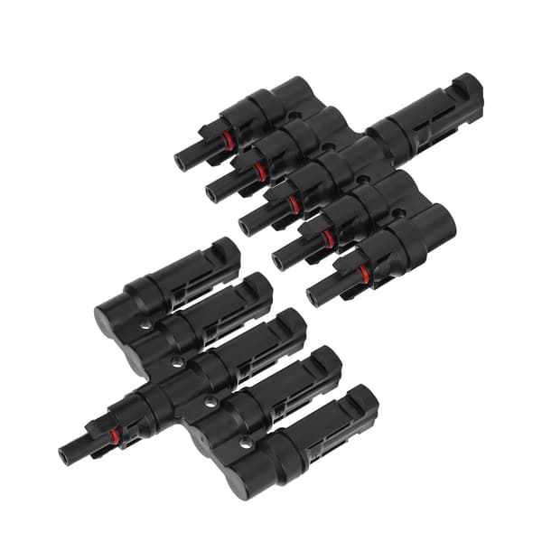 2-i-1 solcellepanelkoblingskabel 5 til 1 solenergiadapter