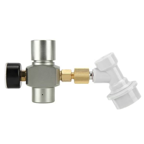 Øl CO2 Regulator Oplader med Plastikforbindelse - 0-60PSI
