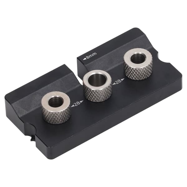 Trædyvel Jig Boreguide 2 i 1 8mm 10mm Hul Lokalisator Tømrer Værktøj
