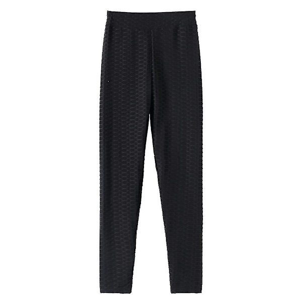 Naisten korkeavyötäröiset superjoustavat leggingsit Black S